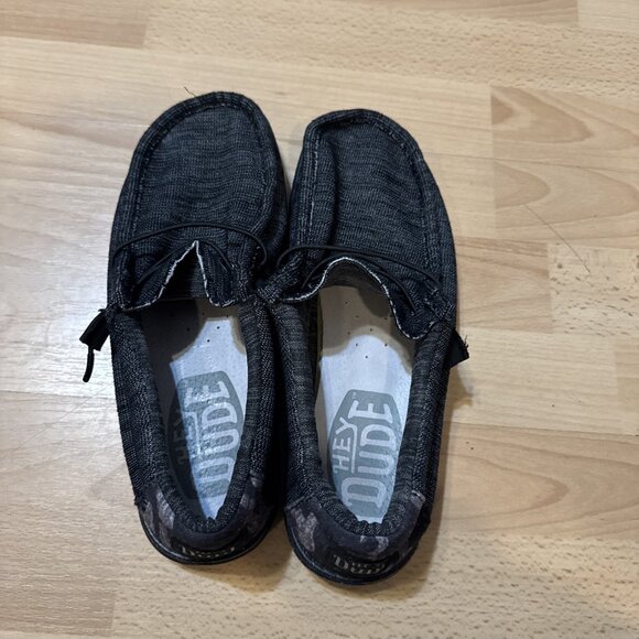 Hey Dude Wally Stretch Midnight Bunker Men Size 19 Black main image 2